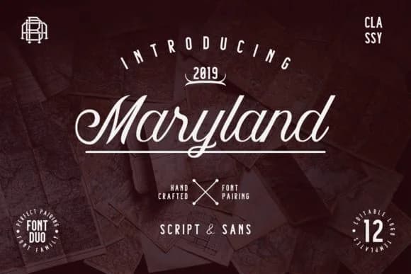 Maryland Family Font by Adriansyah — Script Handwritten Font