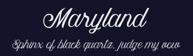 Maryland by Rivo Dwi Adriansyah — Script Handwritten Font — thumbnail 2