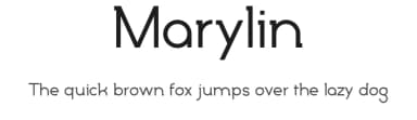 Marylin by Benoît Sjöholm — Sans Serif Font — thumbnail 1