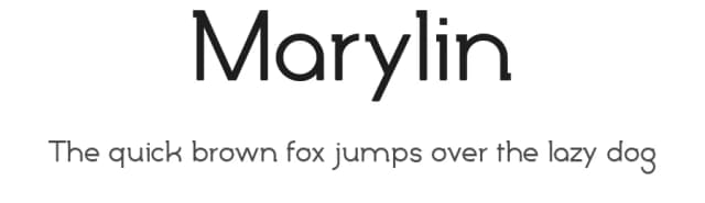 Marylin by Benoît Sjöholm — Sans Serif Font