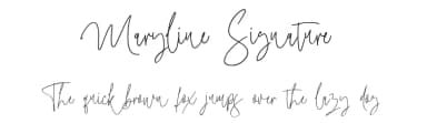 Maryline Signature by Thirtypath — Script Handwritten Font — thumbnail 1