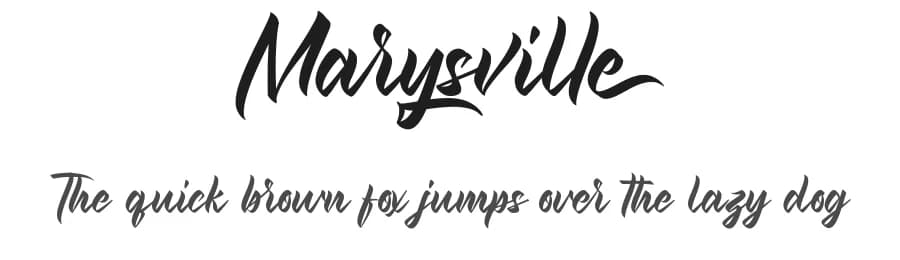 Marysville by RaisProject — Script Handwritten Font