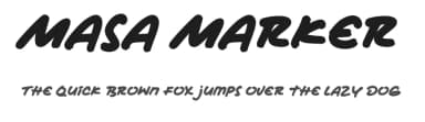 Masa Marker by Masa Aska Sanurumi — Script Handwritten Font — thumbnail 1