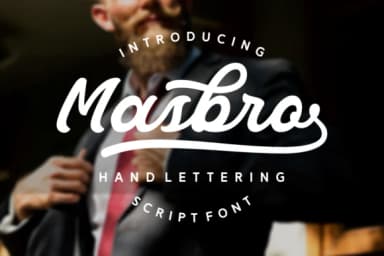 Masbro Font by Rifki (7ntypes) — Script Handwritten Font — thumbnail 1