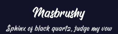 Masbrushy by Sesa Grafika — Script Handwritten Font — thumbnail 2