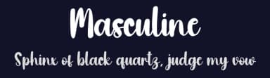 Masculine by Scratchones — Script Handwritten Font — thumbnail 2