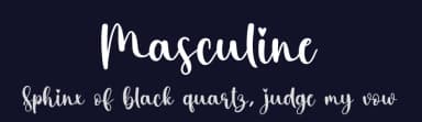 Masculine by Scratchones — Script Handwritten Font — thumbnail 2