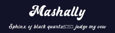 Mashally by Kong Font — Script Handwritten Font — thumbnail 2