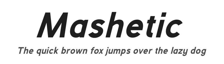 Mashetic by Storytype Studio — Sans Serif Font