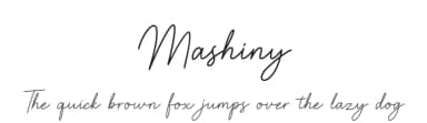Mashiny by Multype Studio — Script Handwritten Font — thumbnail 1