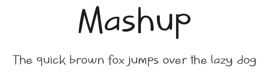 Mashup by Pinisiart — Script Handwritten Font
