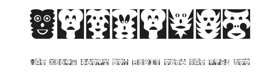 Maskalin by Apostrophic Labs — Dingbats Font