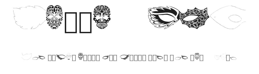 Maskby EBO by Digital Typeface Studio — Dingbats Font