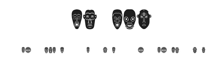 Maskid by Vladimir Nikolic — Dingbats Font