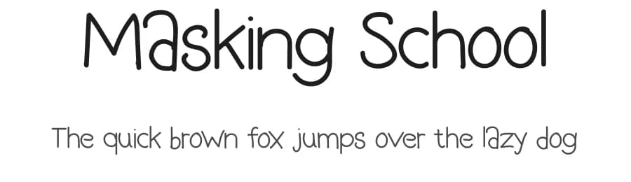 Masking School by Inermedia Studio — Script Handwritten Font
