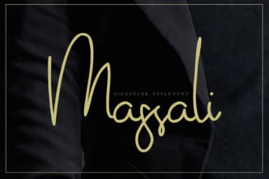 Massali Font by mrkhoir012 — Script Handwritten Font — thumbnail 1