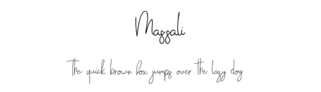 Massali by Muhammad Romzul Khoir — Script Handwritten Font