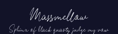 Massmellow by Kong Font — Script Handwritten Font — thumbnail 2