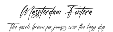 Massterdam Fontera by Letterena Studios — Script Handwritten Font — thumbnail 1