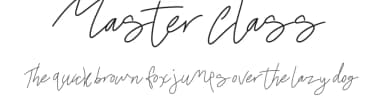 Master Class by JSH creates — Script Handwritten Font — thumbnail 1