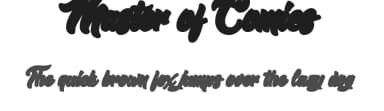 Master of Comics by Billy Argel Fonts ® — Script Handwritten Font — thumbnail 1