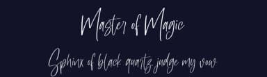 Master of Magic by NJ Studio — Script Handwritten Font — thumbnail 2