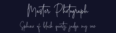 Master Photograph by Subectype & Orenari — Script Handwritten Font — thumbnail 2