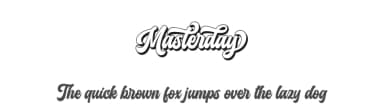 Masterday by Subectype & Orenari — Script Handwritten Font — thumbnail 1