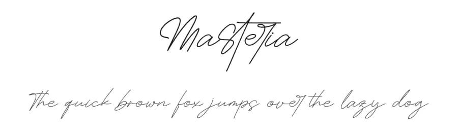 Masteria by Letterena Studios — Script Handwritten Font
