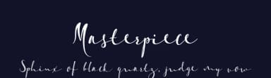 Masterpiece by Gie Studio — Script Handwritten Font — thumbnail 2