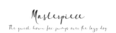 Masterpiece by Gie Studio — Script Handwritten Font — thumbnail 1