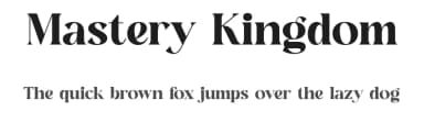 Mastery Kingdom by Storytype Studio — Serif Font — thumbnail 1