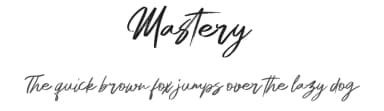 Mastery by Creatype Studio — Script Handwritten Font — thumbnail 1