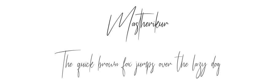 Mastherikur by Abas Creative — Script Handwritten Font