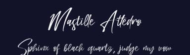 Mastille Attedro by Perspectype Studio - Letterena.com — Script Handwritten Font — thumbnail 2