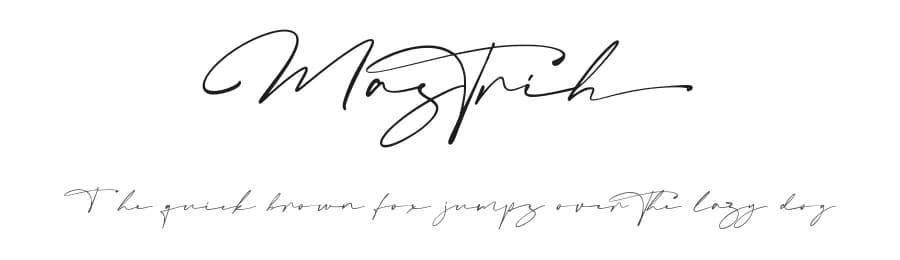 Mastrih by Vultype — Script Handwritten Font