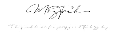 Mastrih by Vultype — Script Handwritten Font — thumbnail 1