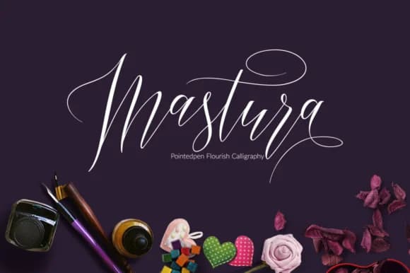 Mastura Font by joelmaker — Script Handwritten Font