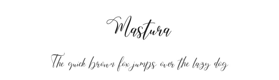 Mastura by Aqeela Studio — Script Handwritten Font