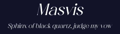 Masvis by Storytype Studio — Serif Font — thumbnail 2