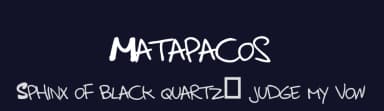 Matapacos by B85 — Script Handwritten Font — thumbnail 2