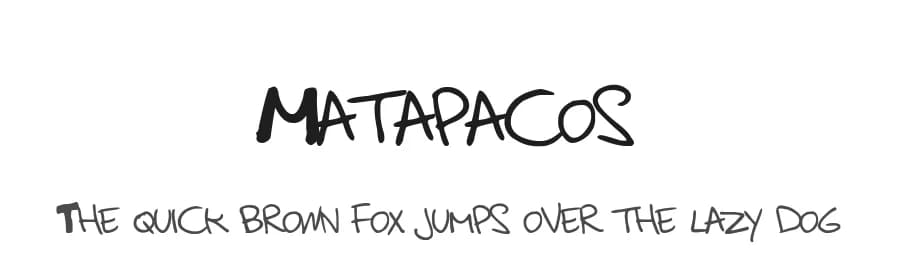 Matapacos by B85 — Script Handwritten Font — preview 1
