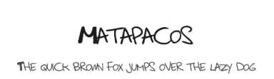 Matapacos by B85 — Script Handwritten Font — thumbnail 1