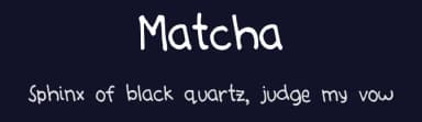 Matcha by Joanne Blanco — Script Handwritten Font — thumbnail 2