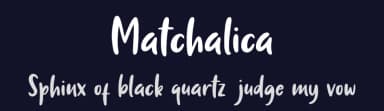 Matchalica by Essentials Studio — Script Handwritten Font — thumbnail 2