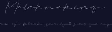 Matchmaking by Edric Studio — Script Handwritten Font — thumbnail 2