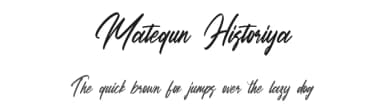 Matequn Historiya by StringLabs Creative Studio — Script Handwritten Font — thumbnail 1