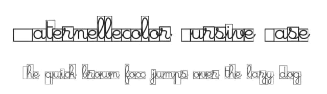 Maternellecolor Cursive Case by Maternellecolor — Script Handwritten Font