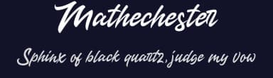 Mathechester by Typetemp Studio — Script Handwritten Font — thumbnail 2