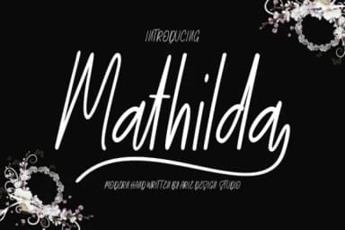 Mathilda Script Font by Arie Design — Script Handwritten Font — thumbnail 1